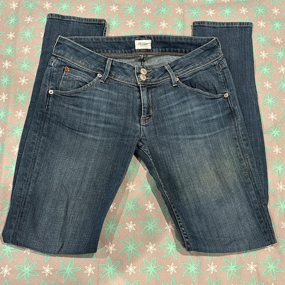 HUDSON Woman's Collin Flap Skinny Jean Signature Triangle Pocket waist 26 - Picture 3 of 9